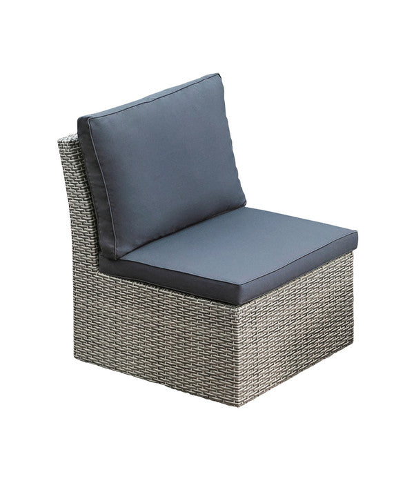  Dehner Geflecht-Lounge Rom, 4-teilig