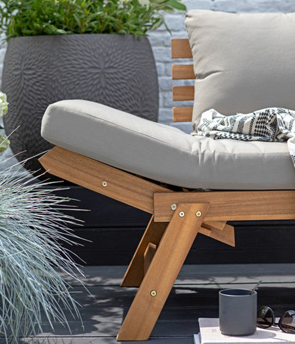  Dehner Holz-Sofa Macao
