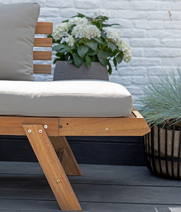  Dehner Holz-Sofa Macao