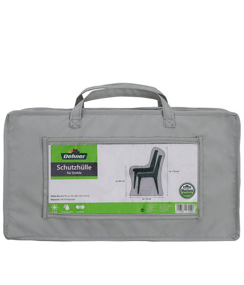  Dehner Abdeckhaube Für Stühle, Grau, Ca. B70/H110/T70 Cm