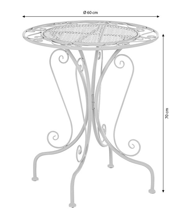  Dehner Tisch Luca, Ca Ø60/H70 Cm