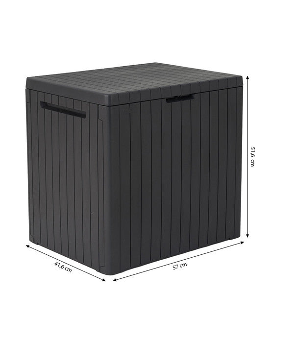  Keter Aufbewahrungsbox City Box, 113 Liter, Ca. B41,6/H51,6/T57 Cm