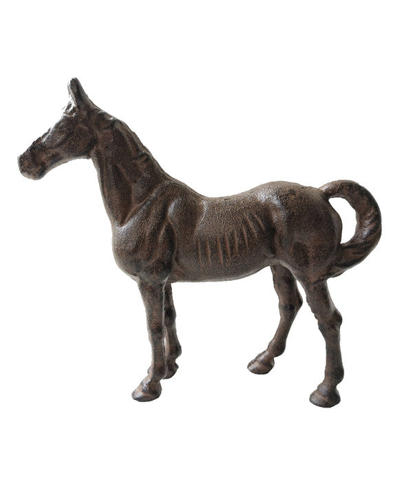  Dehner Gusseisen-Figur Pferd, Groß
