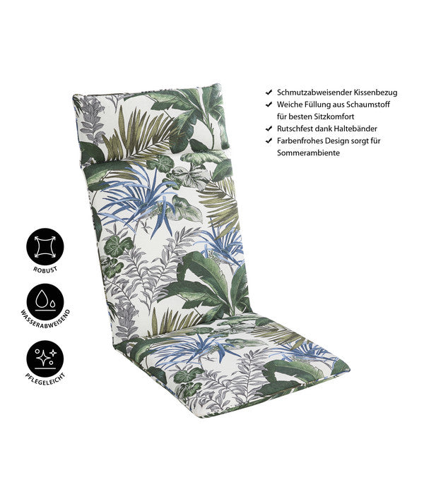  Madison Hochlehnerpolster Maui, Ca. B120/H5/T50 Cm