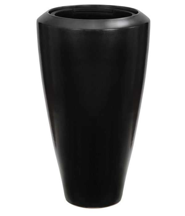  Dehner Keramik-Vase Lissabon Mit LECHUZA® Bewässerungssystem, Konisch