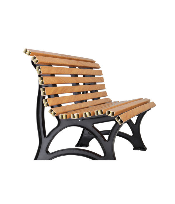  Bank Helgoland, Holzoptik, 3-Sitzer