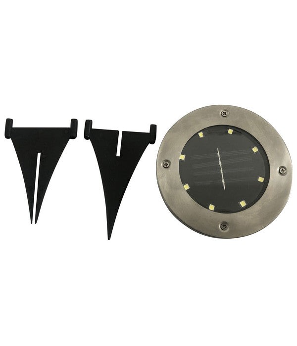  Dehner Solar-Bodenleuchte Skiva, Ca. Ø12/H13 Cm