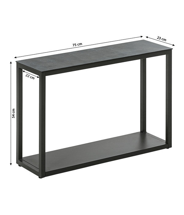  Dehner Beistelltisch Amsterdam, Ca. B75/H54/T23 Cm