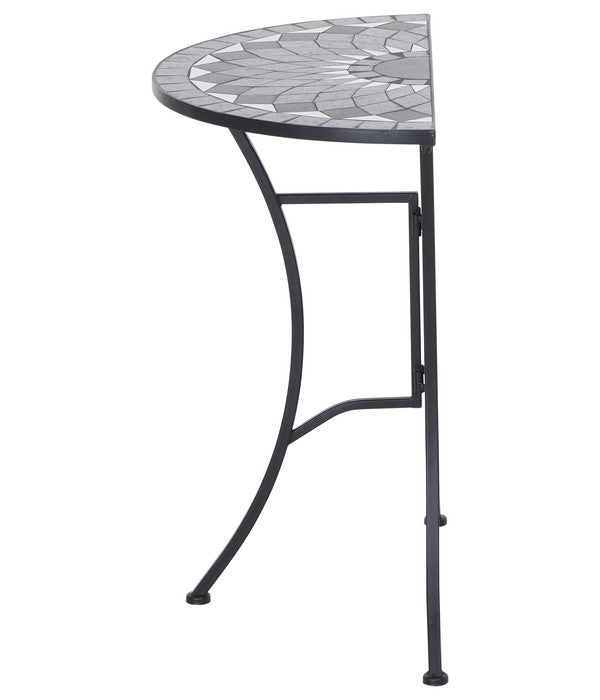 Siena Garden Mosaiktisch Como Halbrund, Ca. B35/H71/T70 Cm