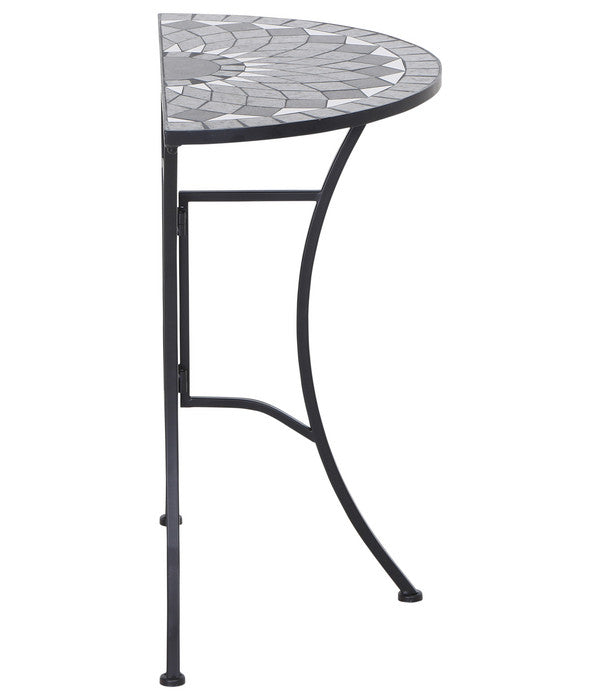  Siena Garden Mosaiktisch Como Halbrund, Ca. B35/H71/T70 Cm