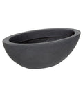  Dehner Kunststoff-Schale Miami, Oval, Anthrazit, Ca. B52/H20/T23 Cm