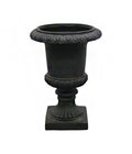  Dehner Leichtbeton-Pokal Clayfibre, Antik-schwarz, Ø 38 Cm