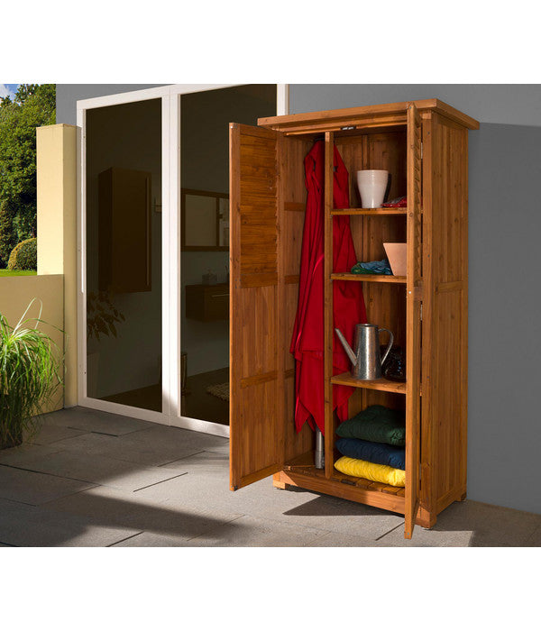  Weka Balkon- Und Terrassenschrank 195 A, Ca. B80/H180/T43 Cm