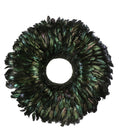  Dehner Kranz Bantam Feather, Grün/schwarz, Ca. Ø60 Cm