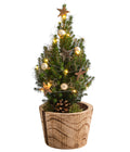  Geschmückter Weihnachtsbaum Loxley, Mit Lichterkette, Ca. H45 Cm