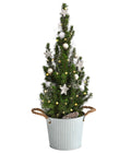  Geschmückter Weihnachtsbaum Linus, Mit Lichterkette, Ca. H50 Cm