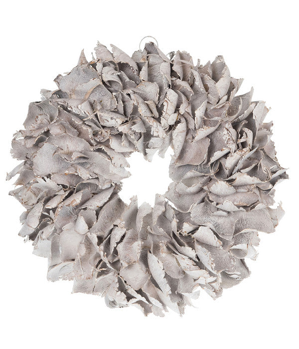  Dehner Kranz Palm Petal Whitewash, Ca. Ø40 Cm
