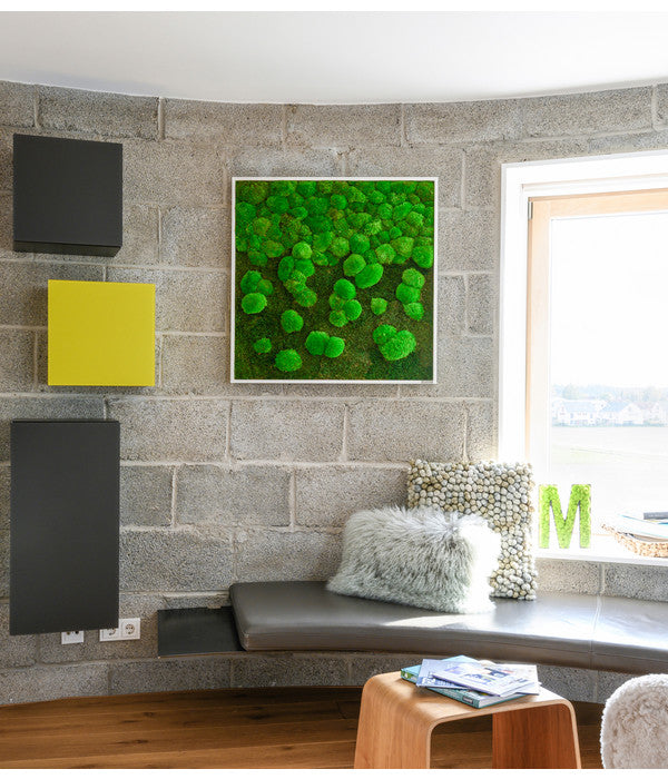  StyleGREEN Bild Aus Wald- Und Kugelmoos Im Verlauf, Ca. B80/H80/T7 Cm