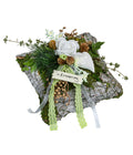  Grabgesteck Aus Rinde, Eckig, Weiß, Ca. B23/H15/T23 Cm