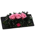  Dehner Arrangement Mit Longlife-Rose Cloe, Rosa, Ca. B19/H6/T10 Cm