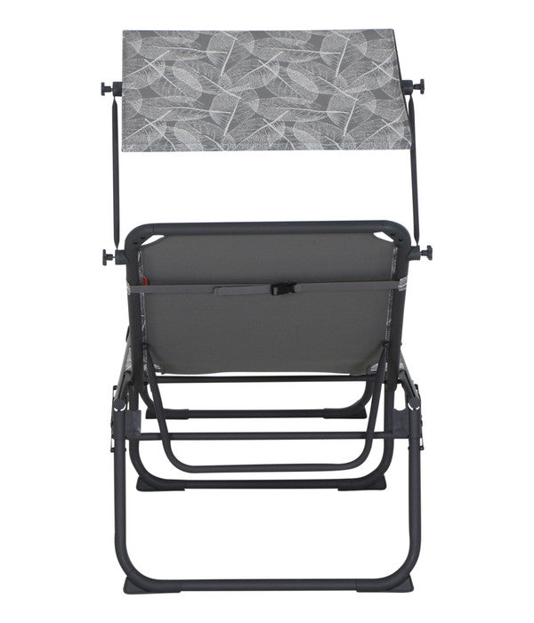  Siena Garden Campingliege Natura, Grau, Ca. B69/H43/T200 Cm