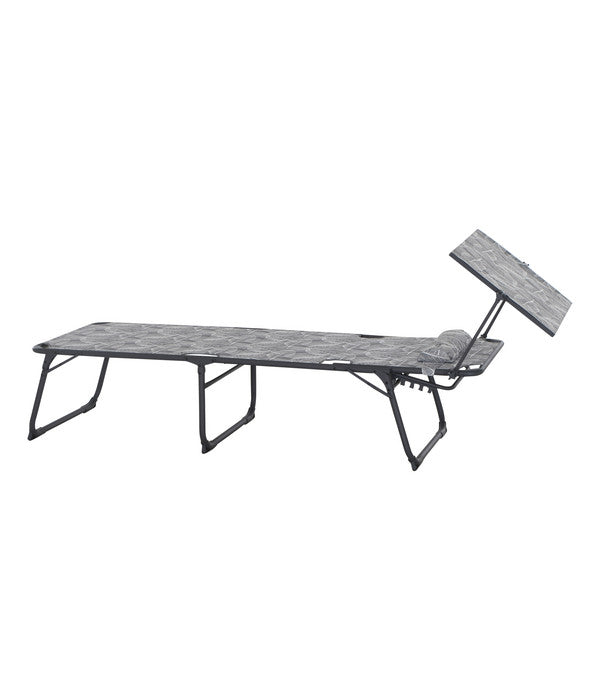  Siena Garden Campingliege Natura, Grau, Ca. B69/H43/T200 Cm