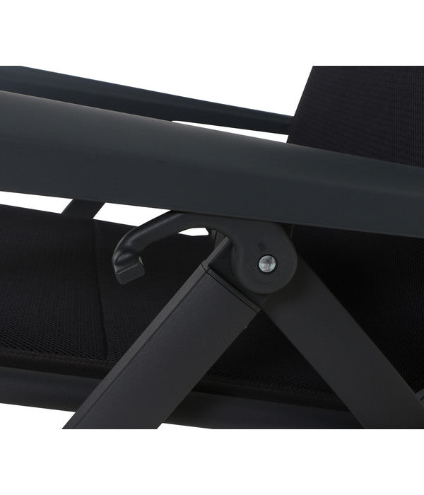  Siena Garden Camping Relaxstuhl XL Premium, Anthrazit