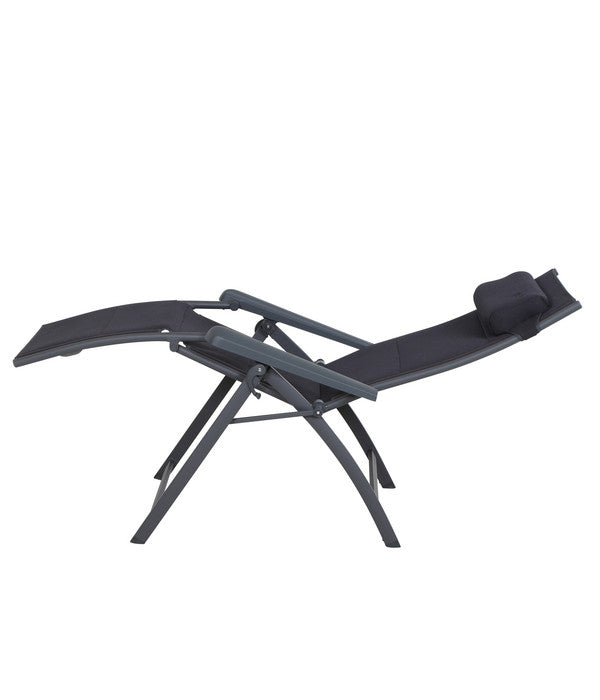  Siena Garden Camping Relaxstuhl XL Premium, Anthrazit