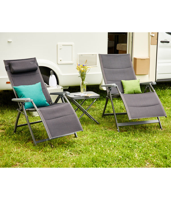 Siena Garden Camping Relaxstuhl XL Premium, Anthrazit