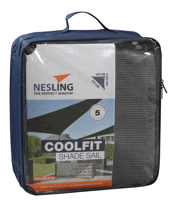  Nesling Sonnensegel Coolfit, Dreieckig, Ca. B400/T570 Cm