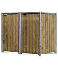  Hide Mülltonnenbox 240 L Holz, Ca. B139,4/H115,2/T80,7 Cm