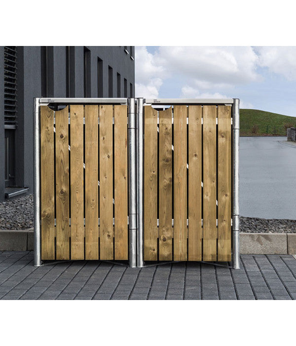  Hide Mülltonnenbox 240 L Holz, Ca. B139,4/H115,2/T80,7 Cm