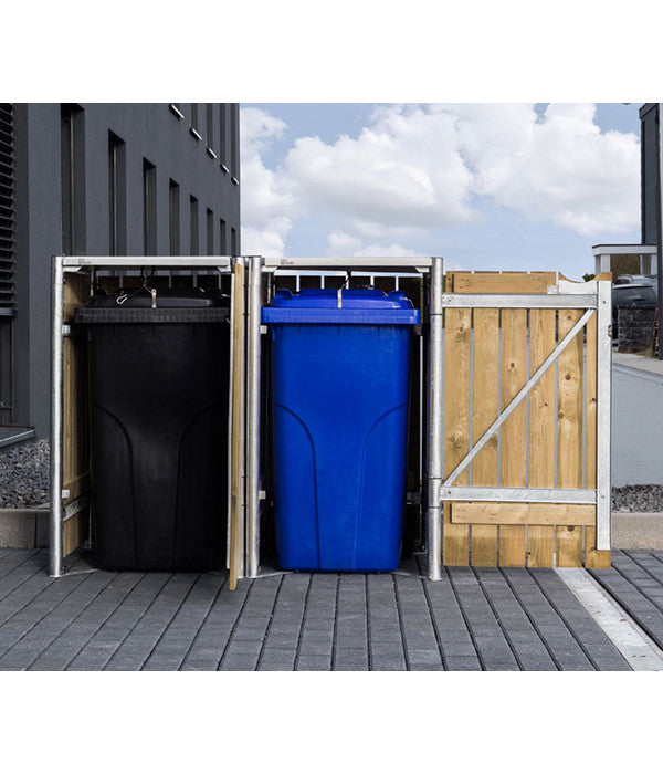  Hide Mülltonnenbox 240 L Holz, Ca. B139,4/H115,2/T80,7 Cm