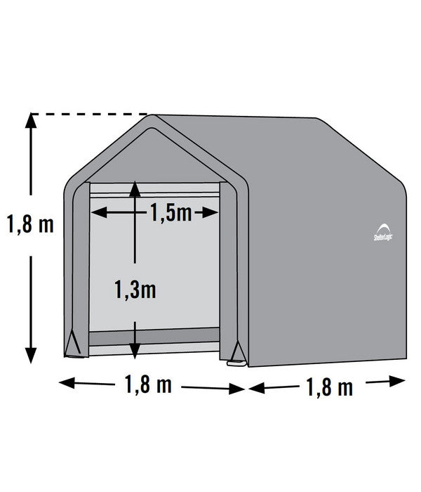  Shelter Logic Foliengerätehaus