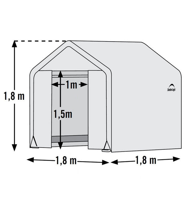  Shelter Logic Foliengewächshaus