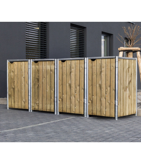  Hide Mülltonnenbox 140 L Holz, Ca. B278,8/H115,2/T80,7 Cm