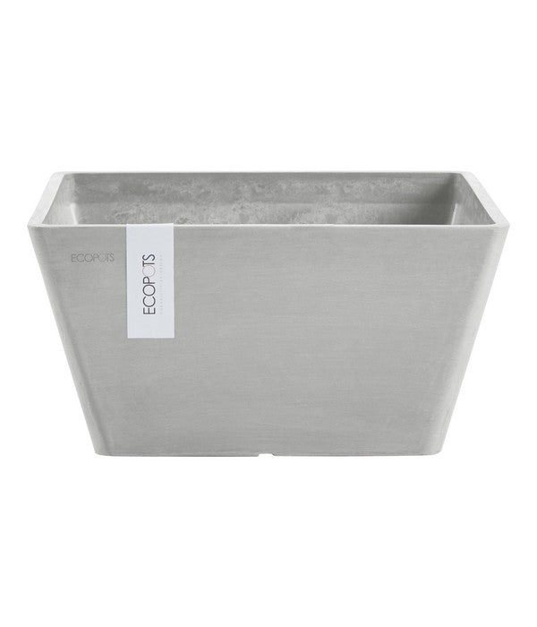  Ecopots Kunststoff-Topf Berlin, Quadratisch
