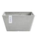  Ecopots Kunststoff-Topf Berlin, Quadratisch