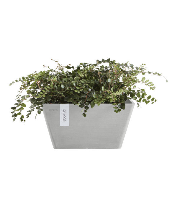  Ecopots Kunststoff-Topf Berlin, Quadratisch