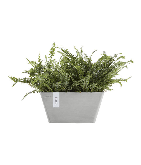  Ecopots Kunststoff-Topf Berlin, Quadratisch