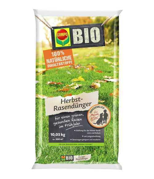  COMPO BIO Herbst-Rasendünger, 10,05 Kg