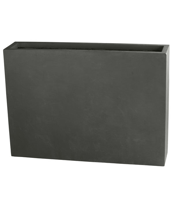  Dehner Fiberglas-Kasten, Rechteckig, Grau, Ca. B118/H85/T26 Cm