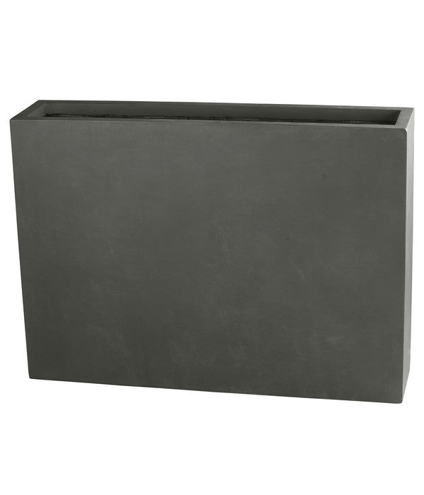  Dehner Fiberglas-Kasten, Rechteckig, Grau, Ca. B118/H85/T26 Cm