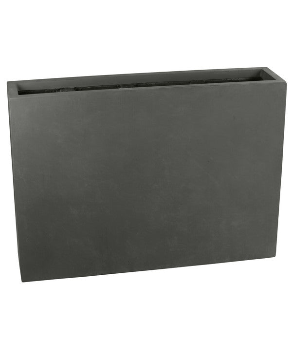  Dehner Fiberglas-Kasten, Rechteckig, Grau, Ca. B118/H85/T26 Cm