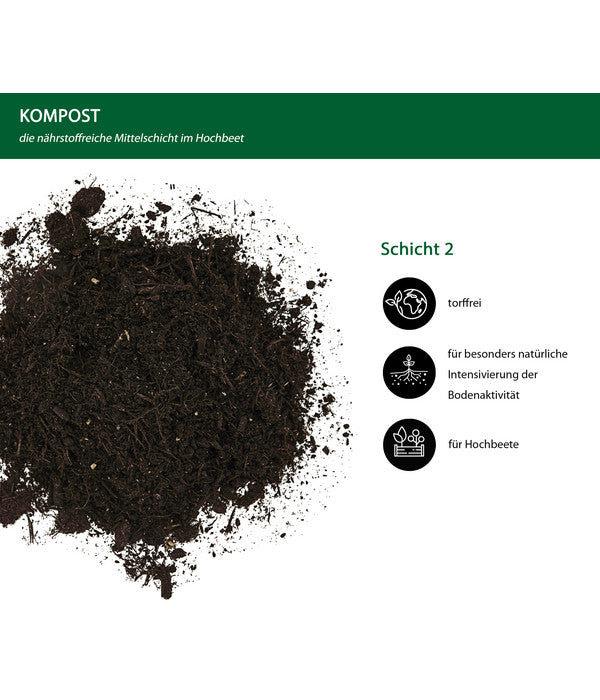  Dehner Bio Hochbeet Kompost, 48 X 40 Liter