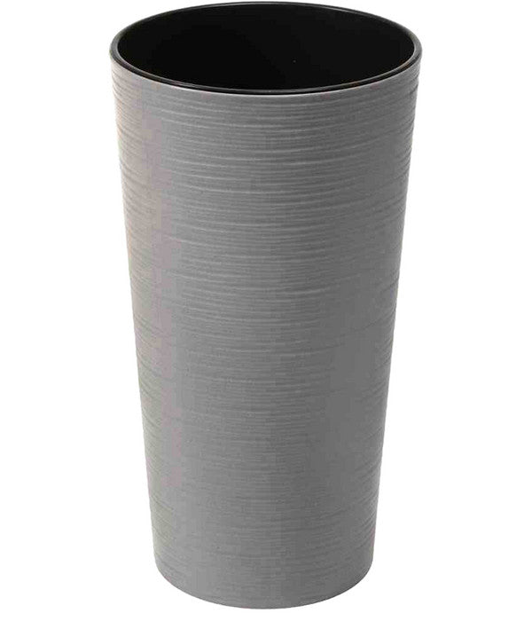  Siena Garden Kunststoff-Topf-Set ECO Lens, Konisch, Ca. Ø25/H46,5 & Ø30/H57 Cm, 2-teilig