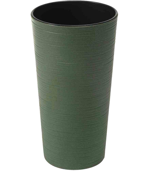  Siena Garden Kunststoff-Säulen ECO Locon, Konisch, Grün, Ca. Ø30/H57 Cm, 2er-Set