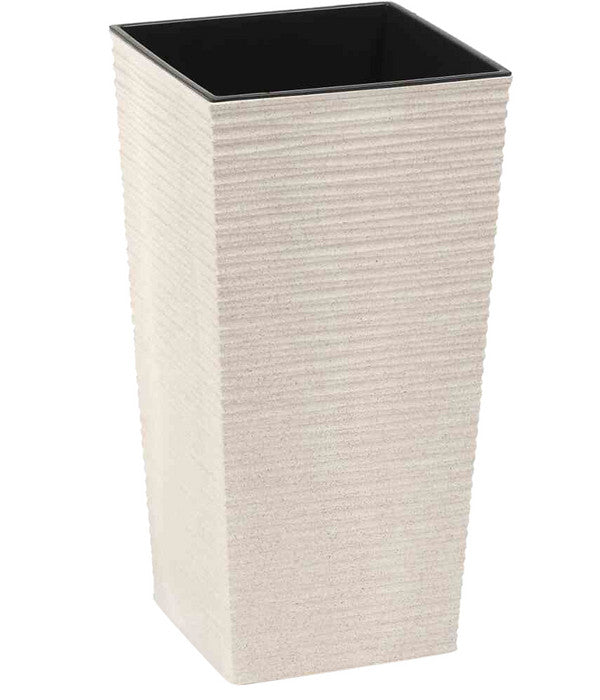  Siena Garden Kunststoff-Topf-Set ECO Nizza, Konisch, Ca. B30/H57/T30 Cm