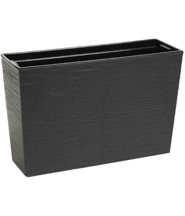  Siena Garden Kunststoff-Kasten Loire, Eckig, Grau, Ca. B56/H36,5/T19 Cm