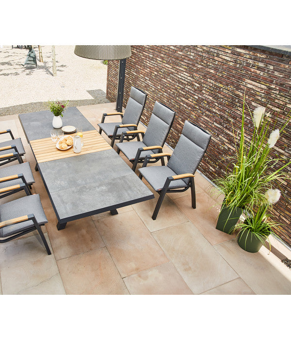  Siena Garden Kunststoff-Topf ECO Nizza, Konisch, Ca. B25/H46,5/T25 Cm